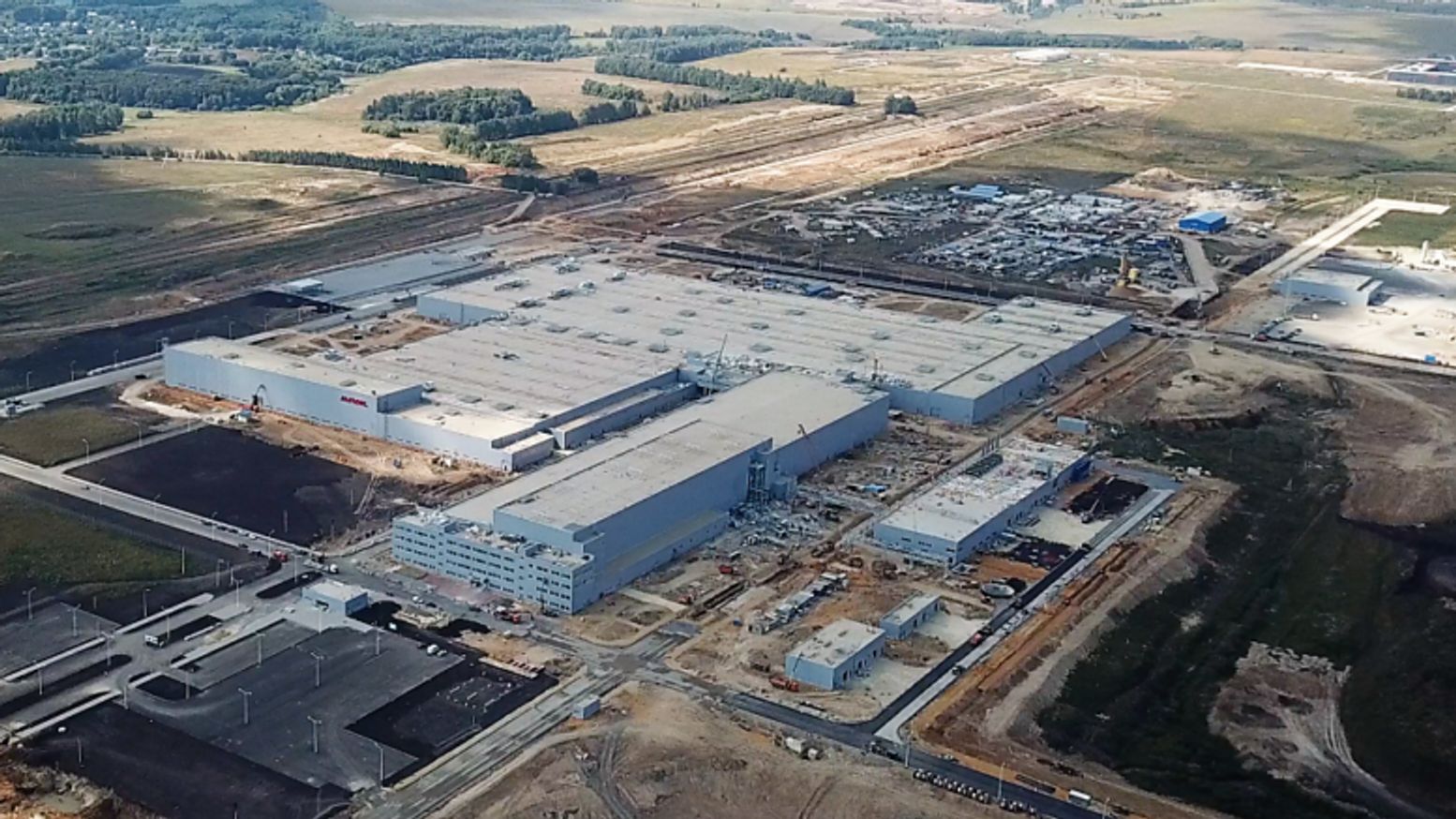 Aerial view of the Haval factory in Russia’s Tula Region, opened in 2019