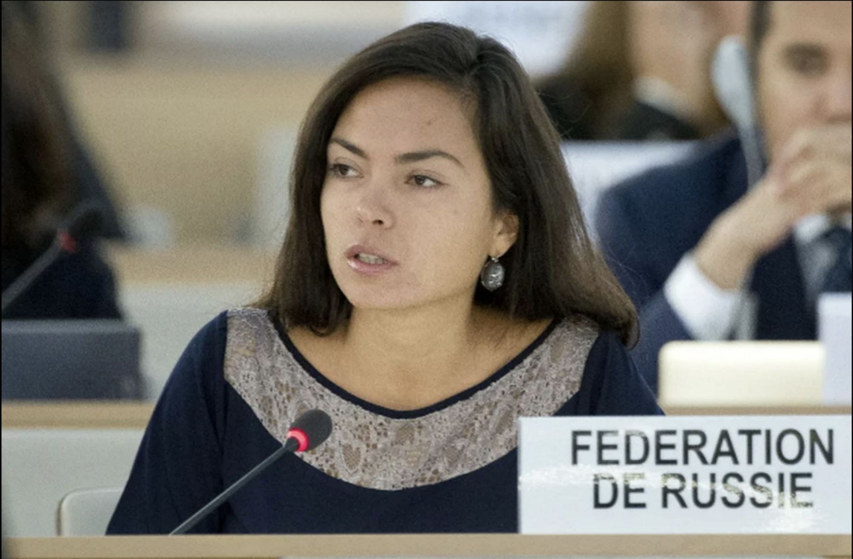 Maria Khodynskaya-Golenishcheva at the UN